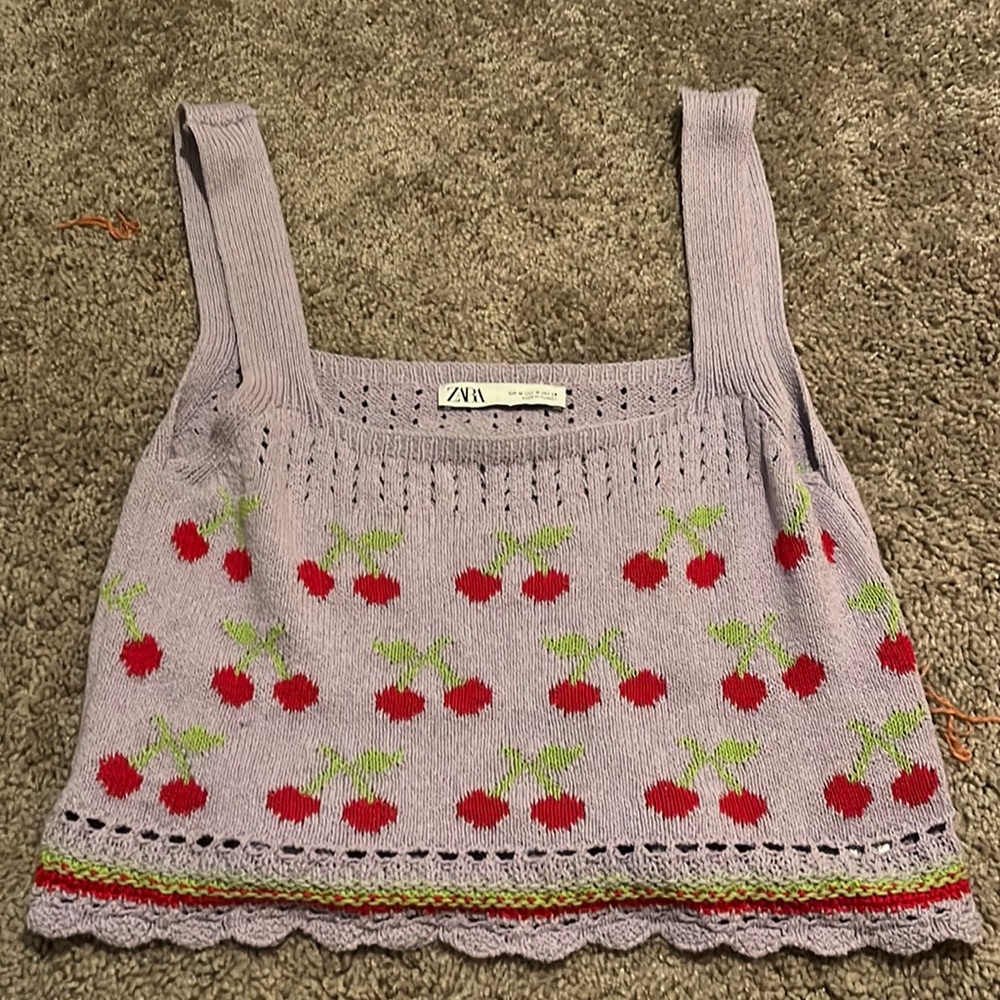 Cherry crochet top!